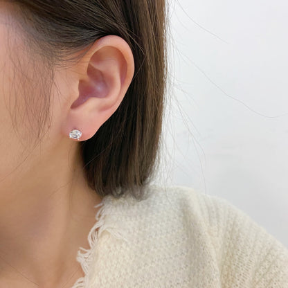 [Amore]Unique Round Shape Earrings