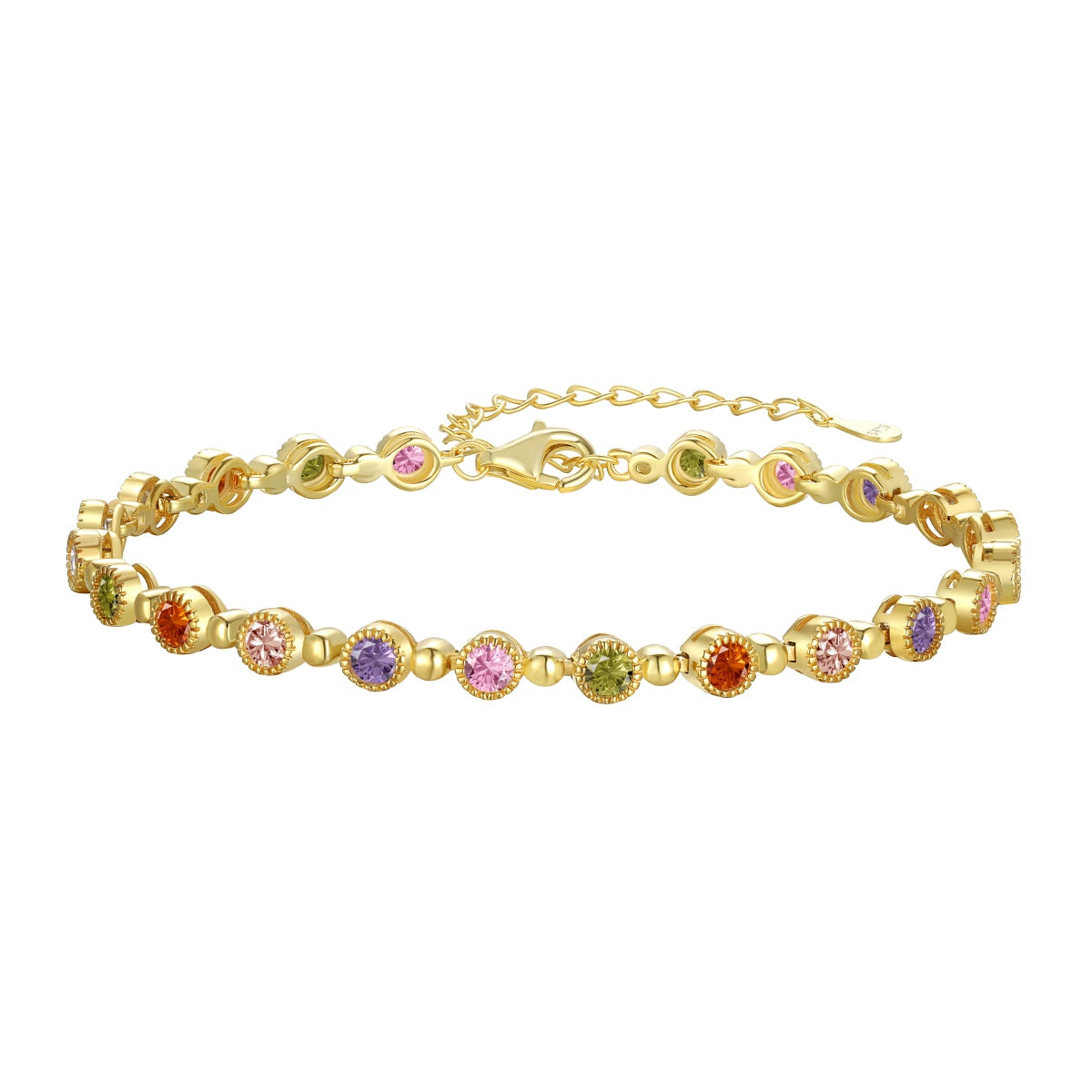 [Amore]Sparkling Exquisite Round Cut Party Bracelet