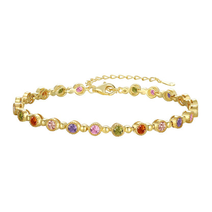 [Amore]Sparkling Exquisite Round Cut Party Bracelet