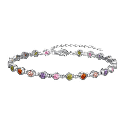 [Amore]Sparkling Exquisite Round Cut Party Bracelet