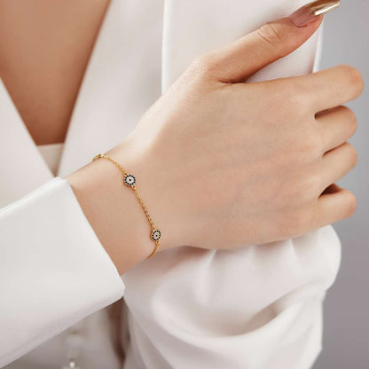 [Amore]Delicate Round Shape Pendent Necklace