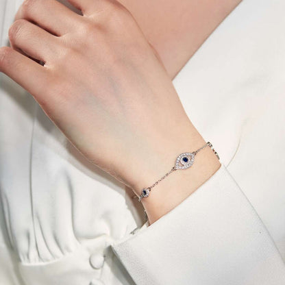 [Amore]Dainty Eye Shape Necklace