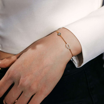 [Amore]Gost Shape & Round Shape Necklace
