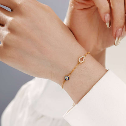 [Amore]Gost Shape & Round Shape Necklace
