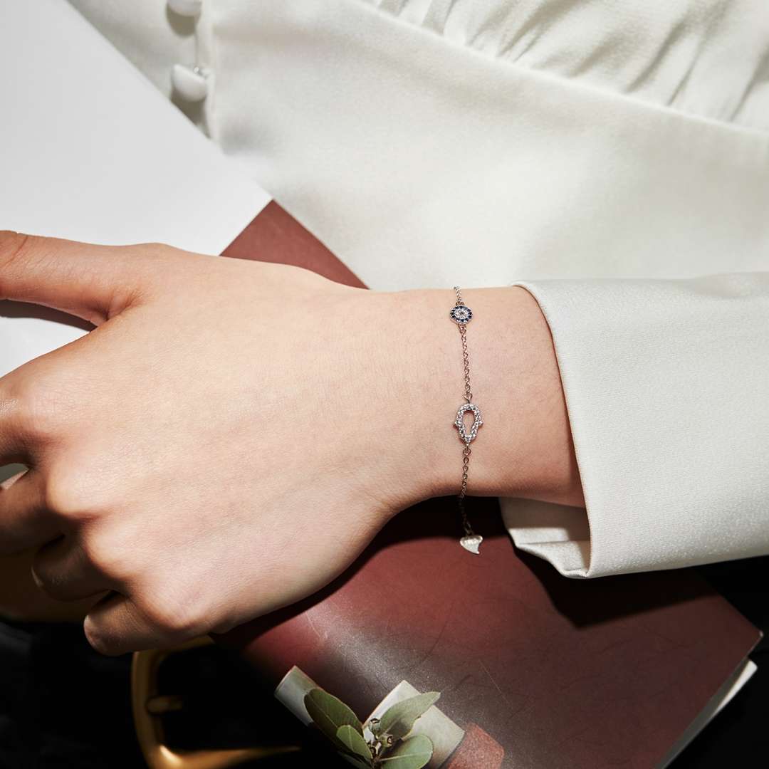 [Amore]Gost Shape & Round Shape Necklace