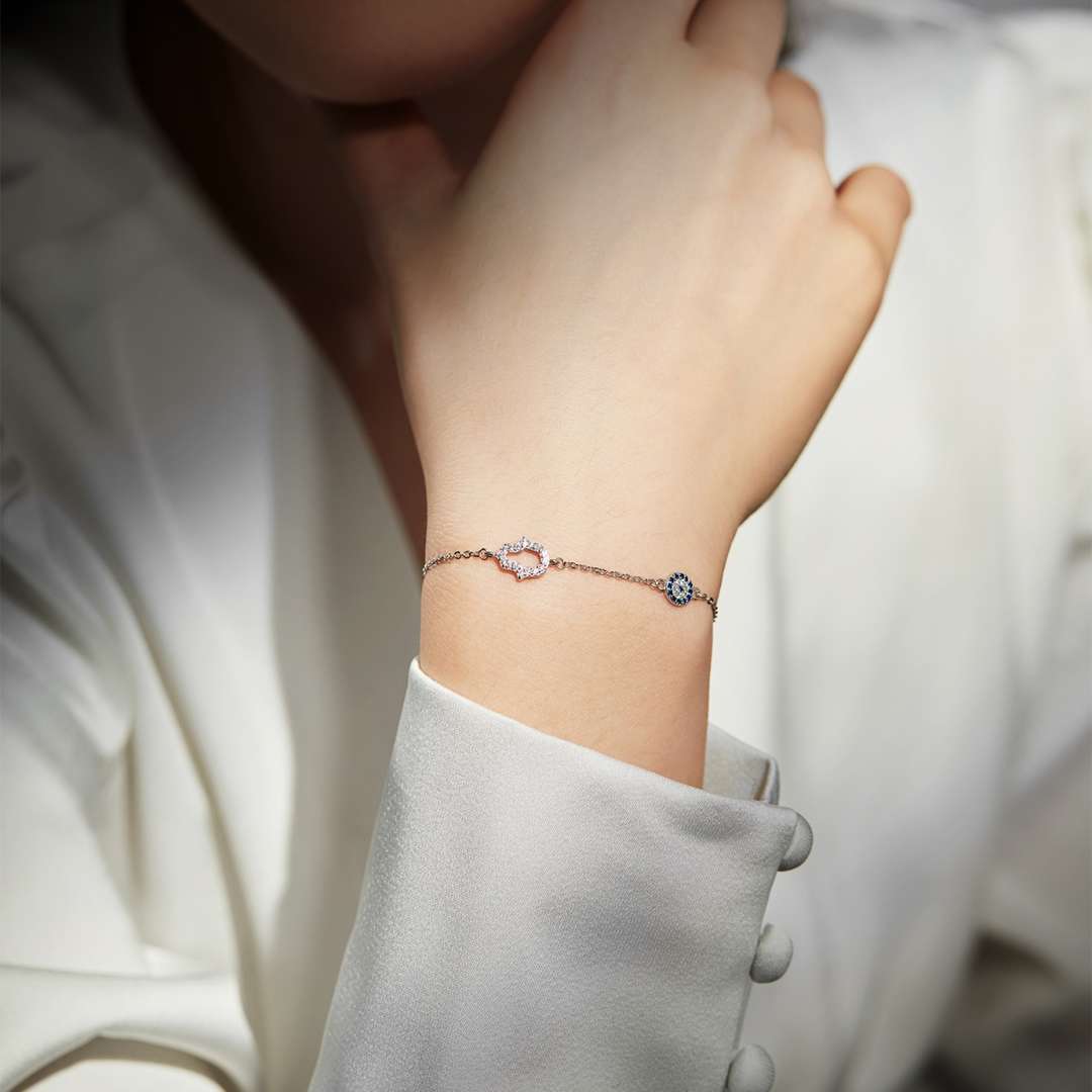 [Amore]Gost Shape & Round Shape Necklace