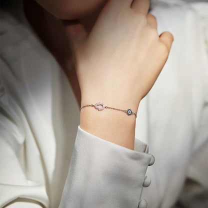 [Amore]Gost Shape & Round Shape Necklace