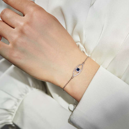 [Amore]Devil's Eye Hollow Design Bracelet