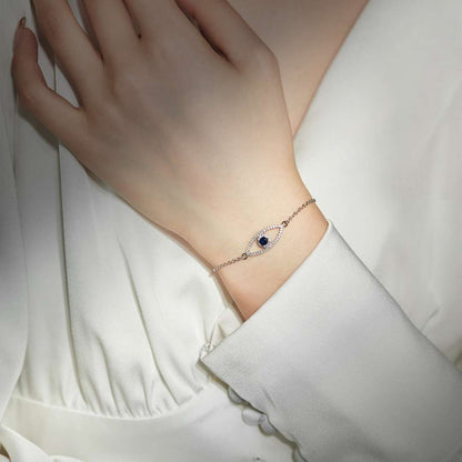 [Amore]Devil's Eye Hollow Design Bracelet