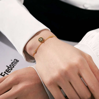 [Amore]Devil's Eye Round Shape Bracelet