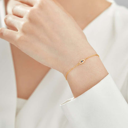 [Amore]Evil Eye Shape Necklace