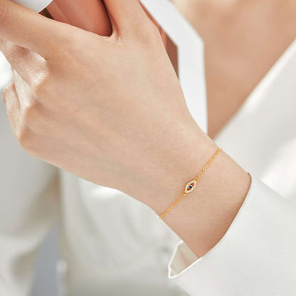 [Amore]Evil Eye Shape Necklace