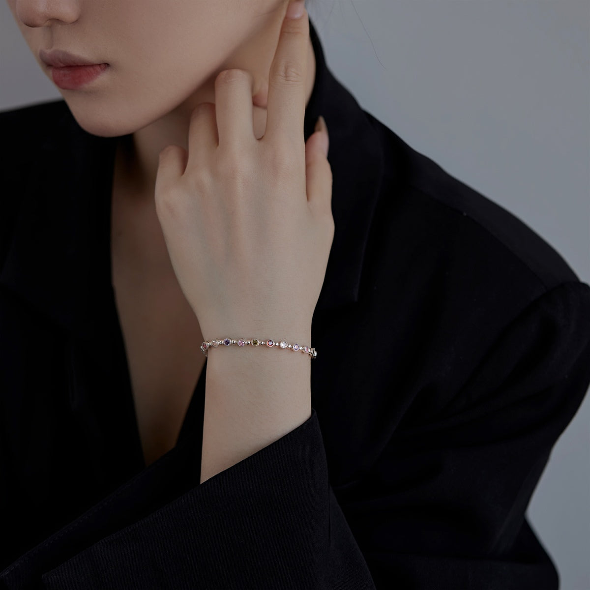 [Amore]Sparkling Exquisite Round Cut Party Bracelet