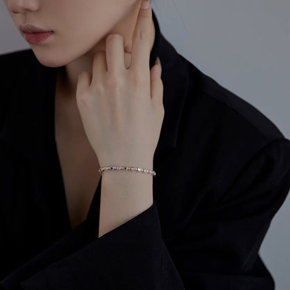 [Amore]Sparkling Exquisite Round Cut Party Bracelet