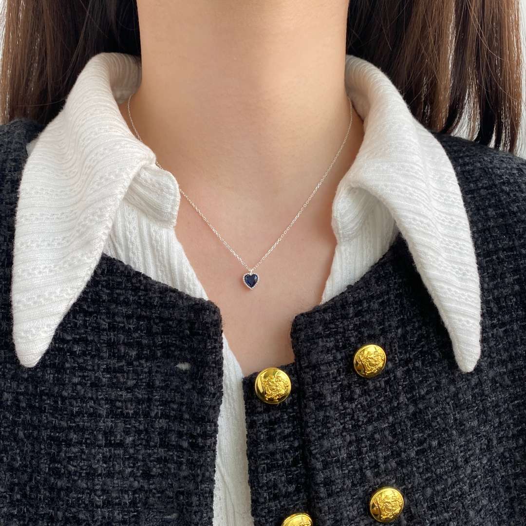 [Amore]Ornate Heart Shape Necklace