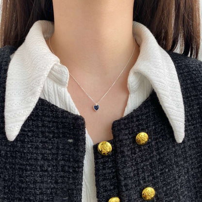 [Amore]Ornate Heart Shape Necklace