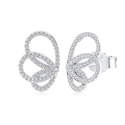 [Amore]Exquisite Butterfly Shape Earrings