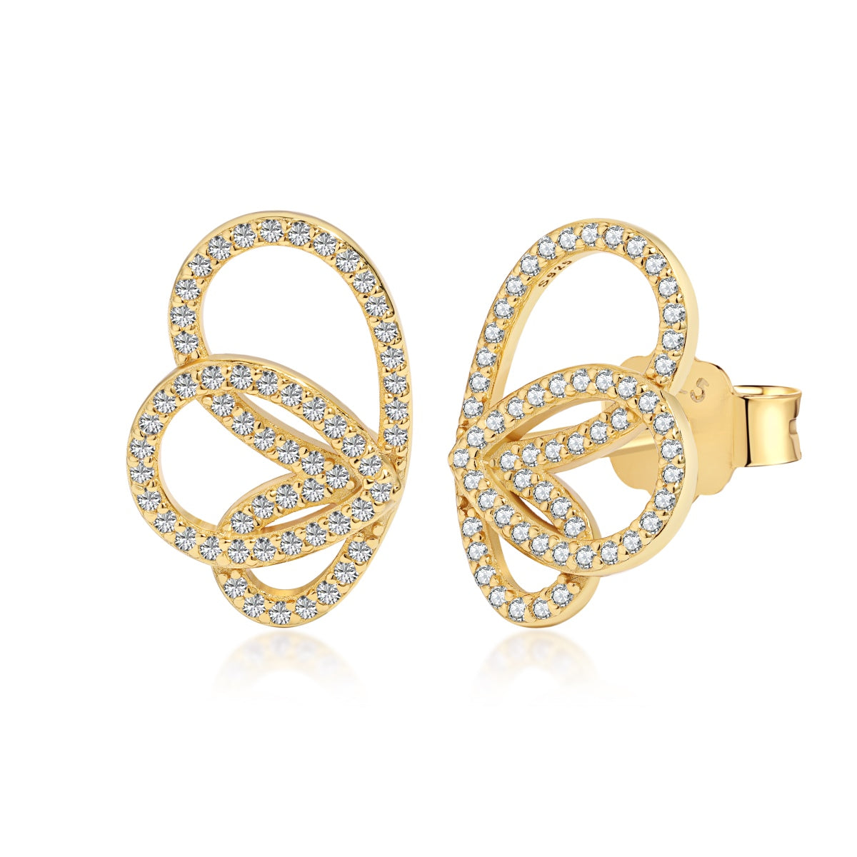 [Amore]Exquisite Butterfly Shape Earrings