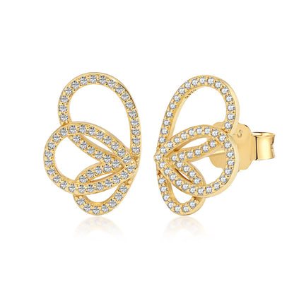 [Amore]Exquisite Butterfly Shape Earrings