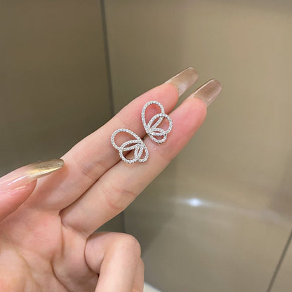 [Amore]Exquisite Butterfly Shape Earrings