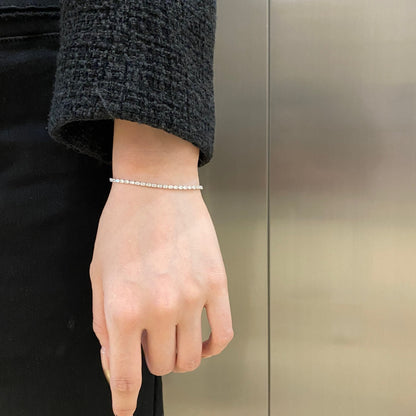 [Amore]Elegant Emerald Cut Daily Bracelet