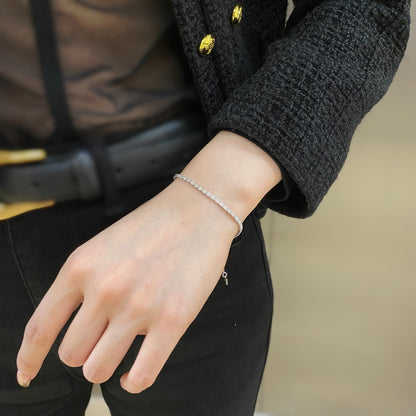 [Amore]Elegant Emerald Cut Daily Bracelet
