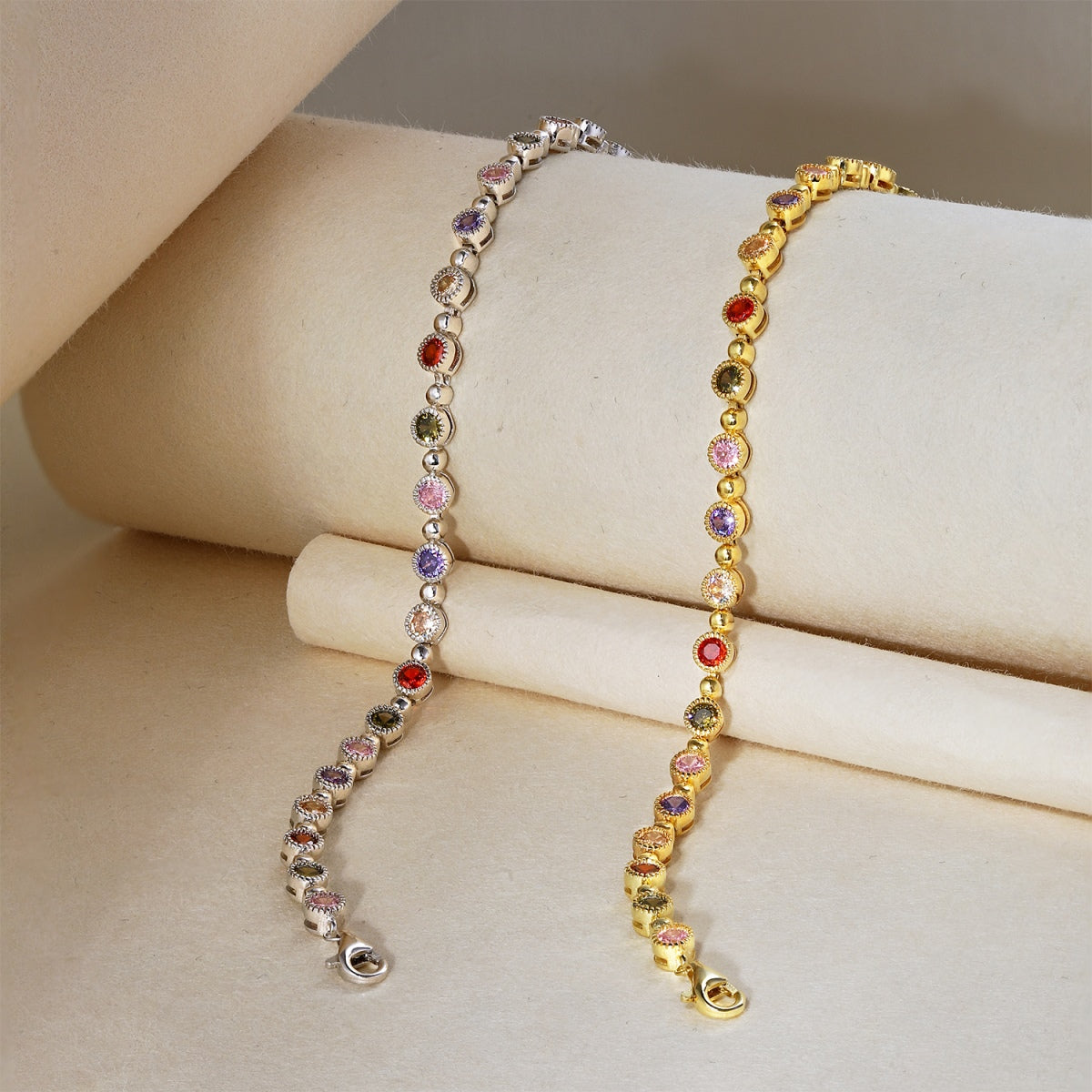 [Amore]Sparkling Exquisite Round Cut Party Bracelet