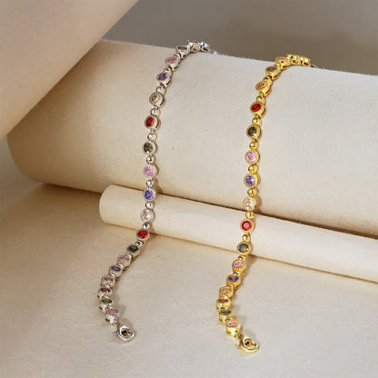 [Amore]Sparkling Exquisite Round Cut Party Bracelet