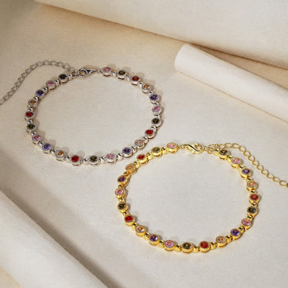 [Amore]Sparkling Exquisite Round Cut Party Bracelet
