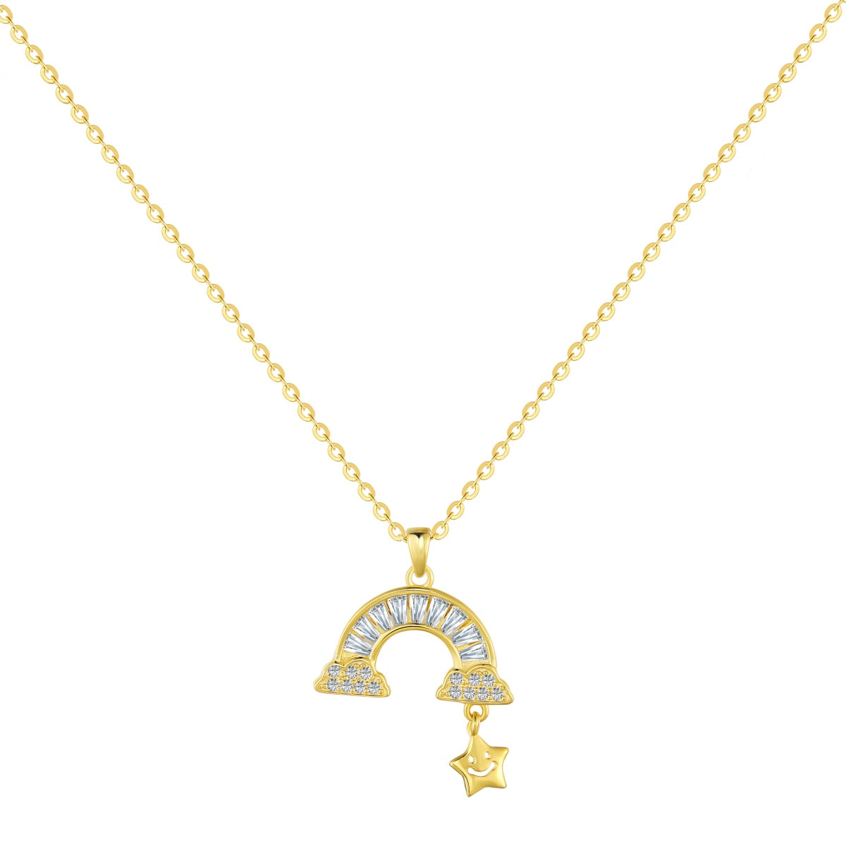 [Amore]Unique Rainbow Star Necklace