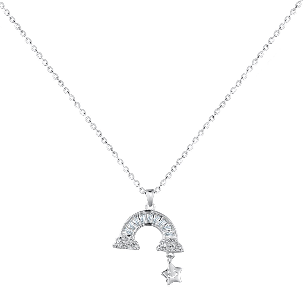 [Amore]Unique Rainbow Star Necklace