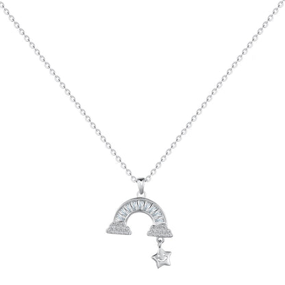 [Amore]Unique Rainbow Star Necklace