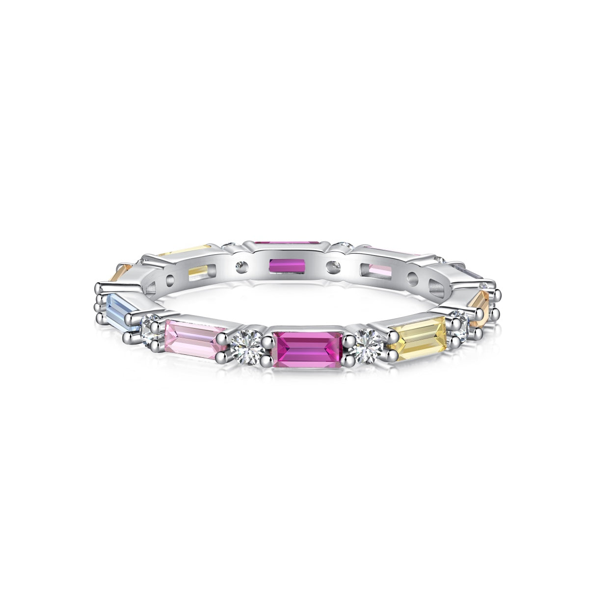 [Amore]Lively In Shades Elegant Radiant Cut Daily Ring