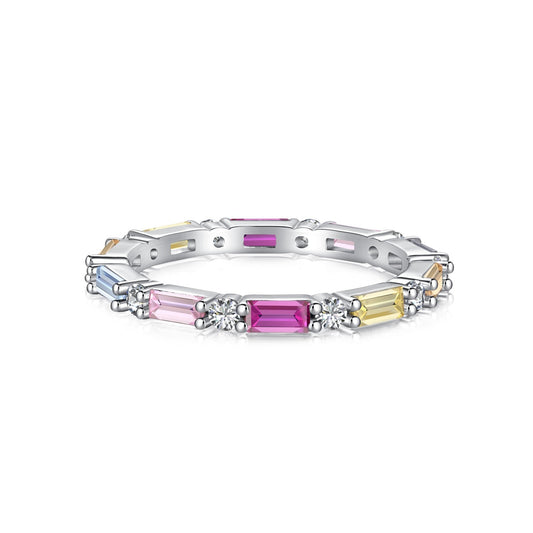 [Amore]Lively In Shades Elegant Radiant Cut Daily Ring