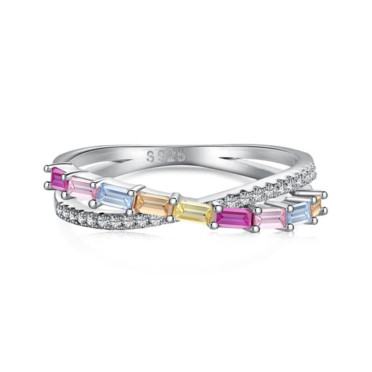 [Amore]Energetic Elegant Radiant Cut Party Ring