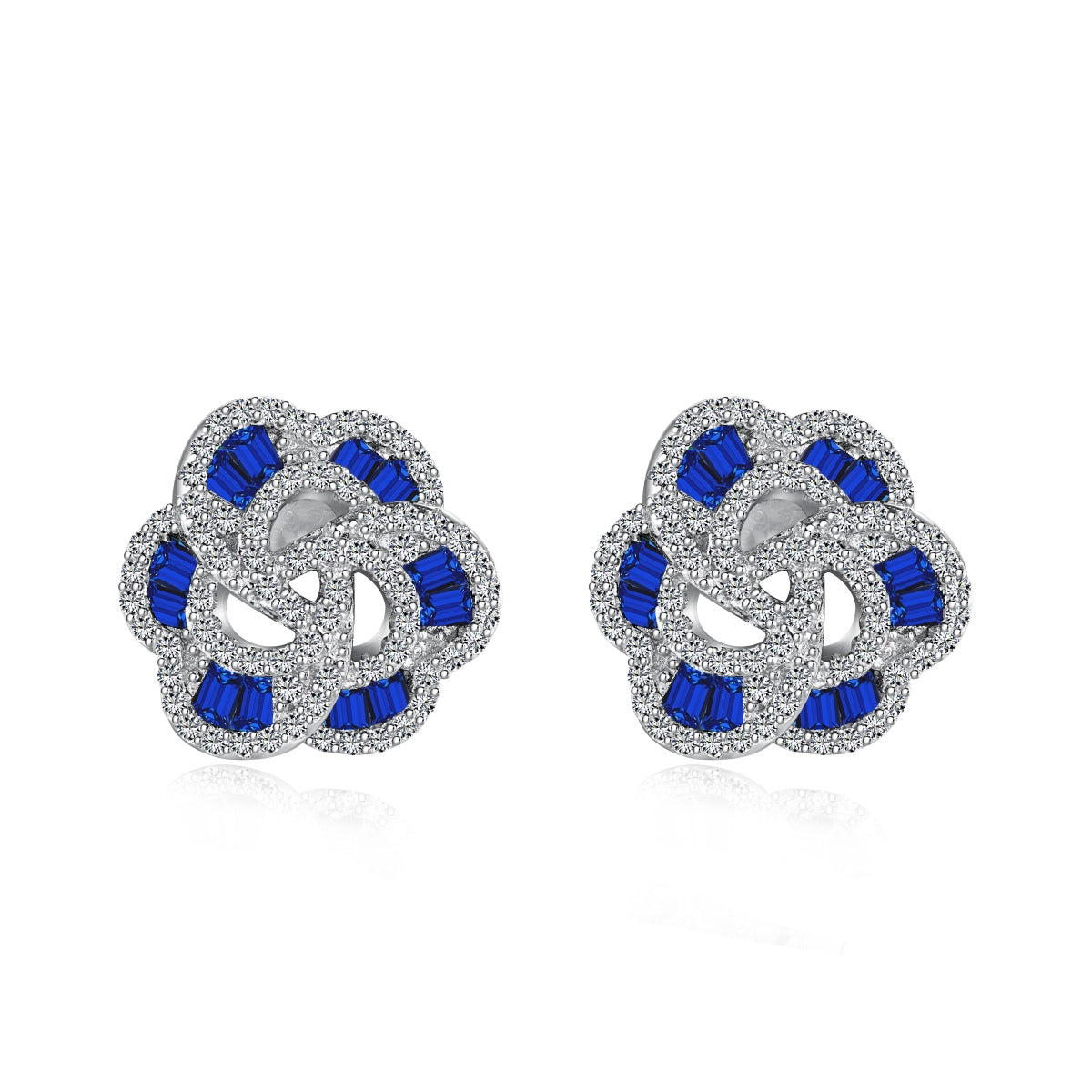 [Amore]Exquisite Flower Shape Daily Earrings