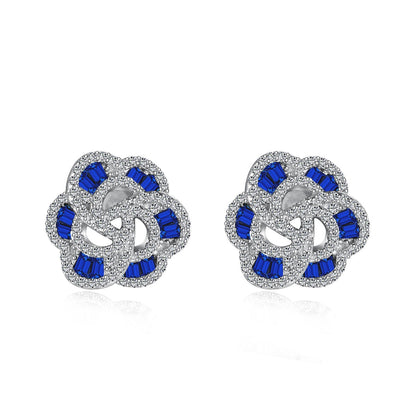 [Amore]Exquisite Flower Shape Daily Earrings