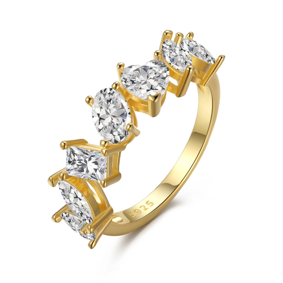 [Amore]Delicate Multi Cut Ring