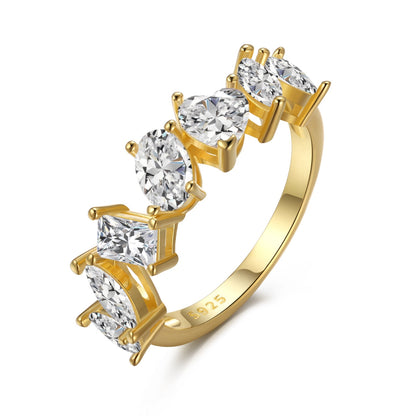 [Amore]Delicate Multi Cut Ring