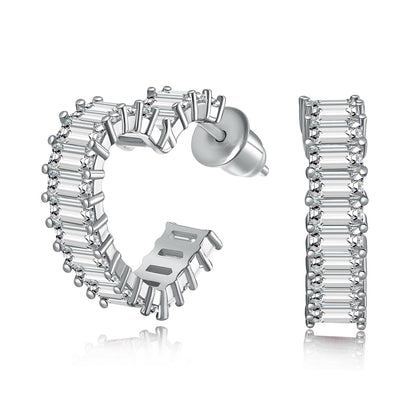 [Amore]Radiant Heart Cutout Earrings