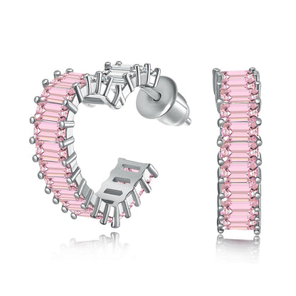 [Amore]Radiant Heart Cutout Earrings