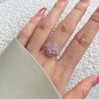 [Amore]Luxurious Eternity Flower Shape Banquet Ring