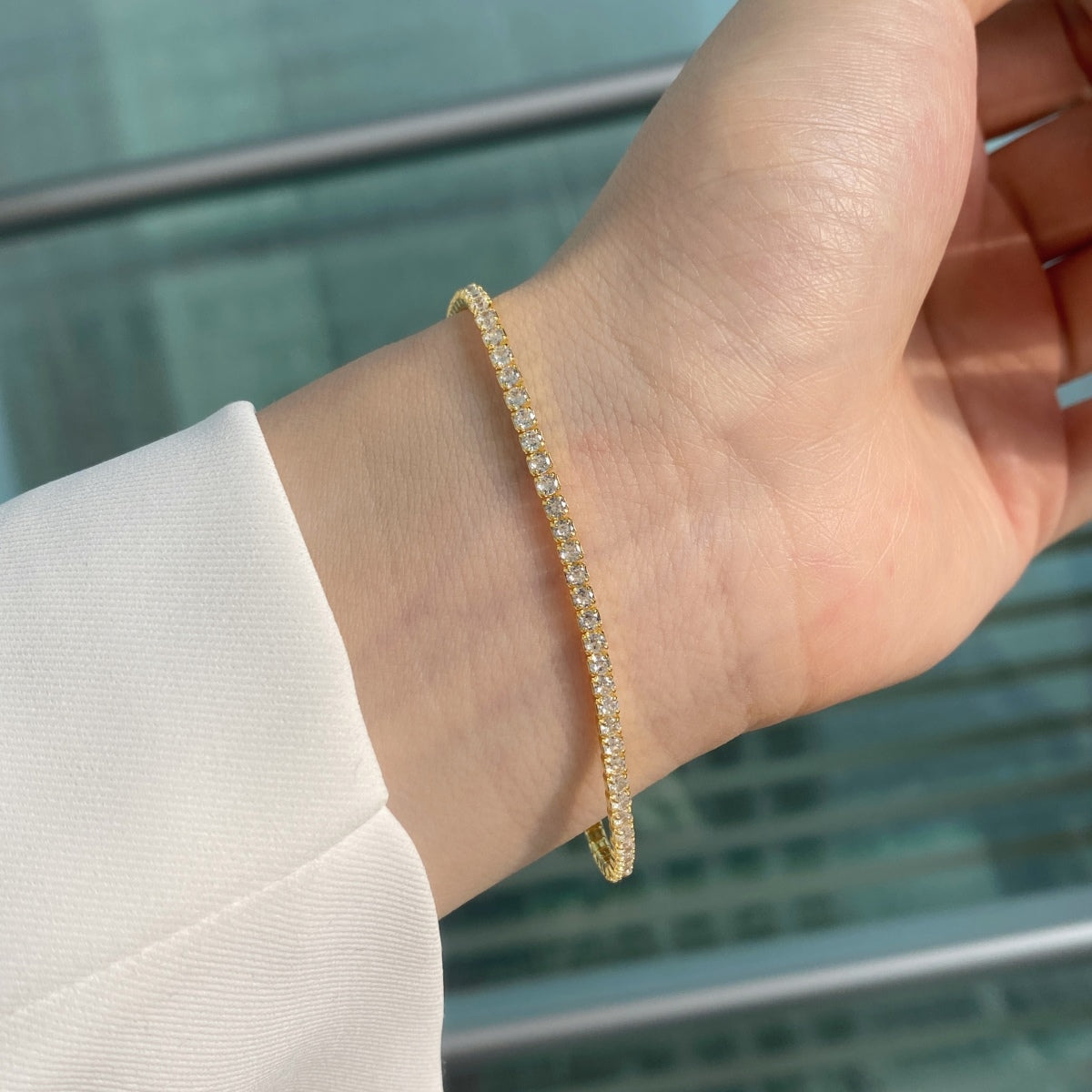 [Amore]Radiant Colorful Round Cut Party Bracelet