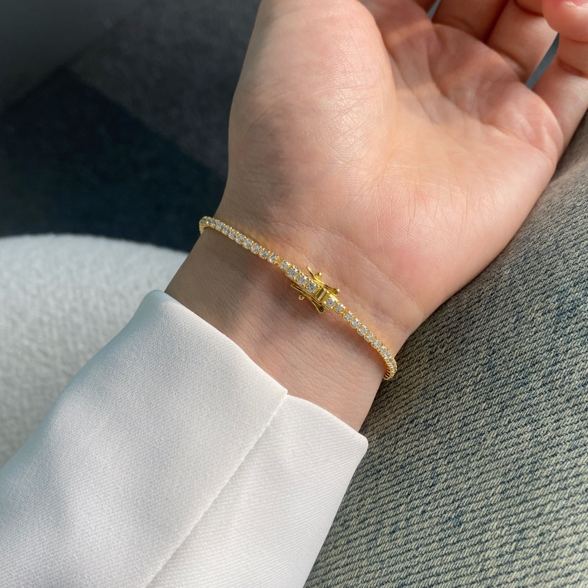 [Amore]Radiant Colorful Round Cut Party Bracelet