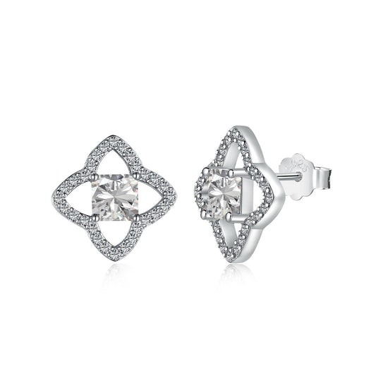 [Amore]Elegant Star Shape Princess Cut Daily Earrings