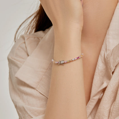 [Amore]Delicate Romantic Heart Shape Lover Bracelet