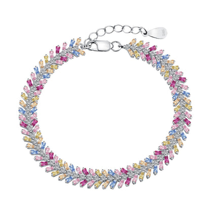 [Amore]Dainty Radiant Emerald Cut Daily Bracelet