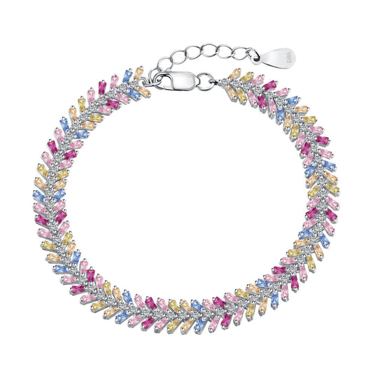 [Amore]Dainty Radiant Emerald Cut Daily Bracelet