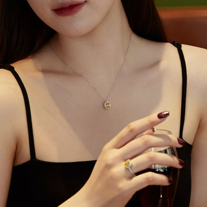 [Amore]Delicate Unique Oval Cut Daily Earrings