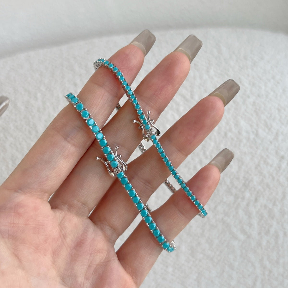 [Amore]Dazzling Exquisite Round Cut Daily Bracelet
